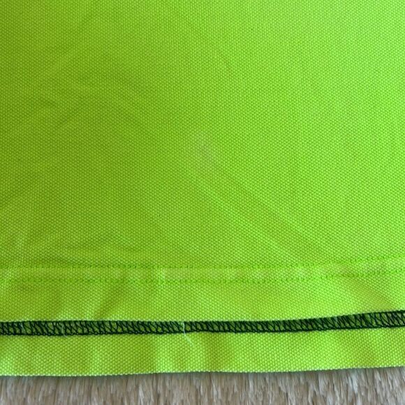 American Eagle collared button down shirt neon green size large - Picture 3 of 16
